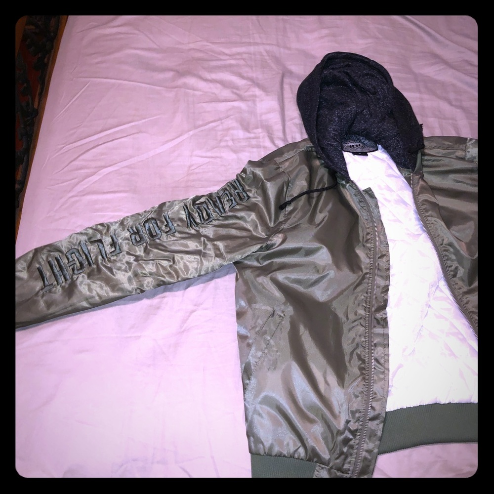 Brooklyn cloth bomber jacket